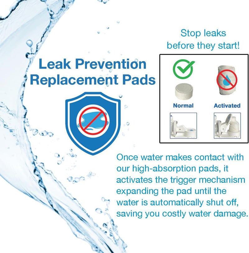 Filtration Warehouse 18mm 10, 25 and 50 Pack Leak Stop Valve Replacement Pads, US Company! Support American Businesses! For Automatic Leak Detectors, Water Stop Valves, Under Sink Reverse Osmosis, Filter Systems (25-Pack) - Image 2